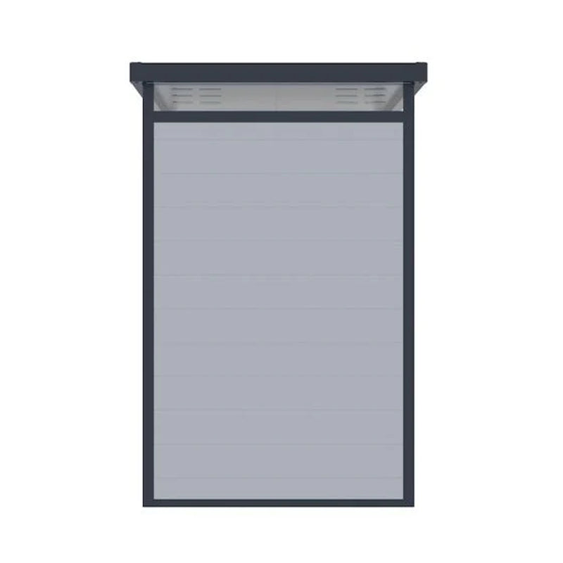 4′ X 4′ Lotus Curo Grey Plastic Shed (1.31M X 1.31M)