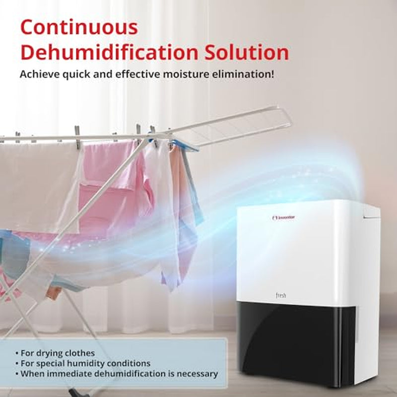 12L/Day Dehumidifier Inventor Fresh, Silent