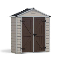 6′ X 3′ Palram Canopia Tan Skylight Plastic Shed (1.85M X 0.9M)