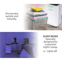 Electriq 12L Portable Dehumidifier Great for 3 Bed Homes