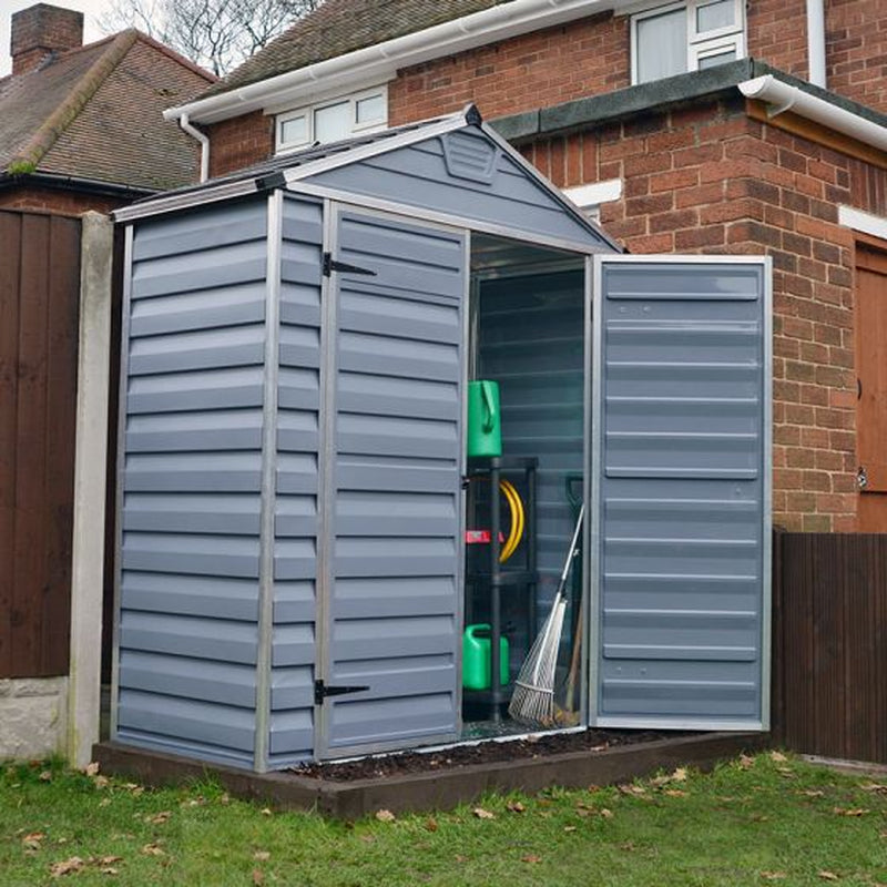 6′ X 3′ Palram Canopia Grey Skylight Plastic Shed (1.85M X 0.9M)